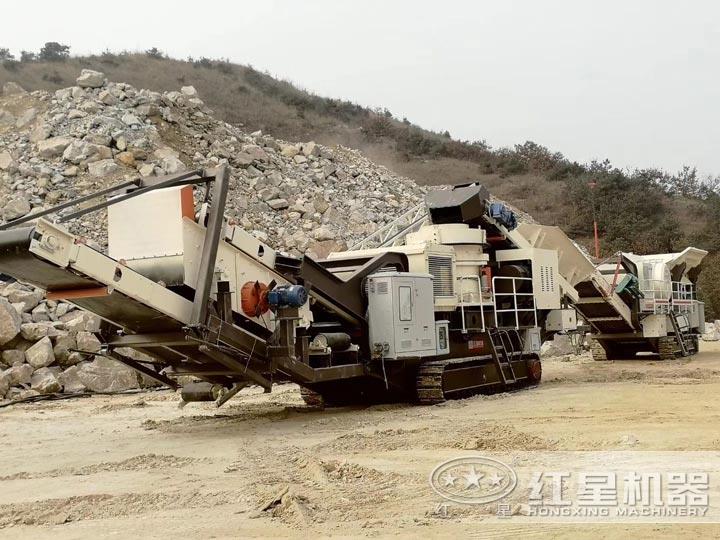 建筑垃圾破碎現(xiàn)場，選好設備收益更高