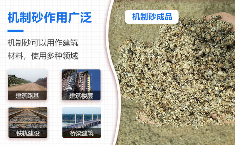 機制砂品級越來越高，用途也越來越廣泛