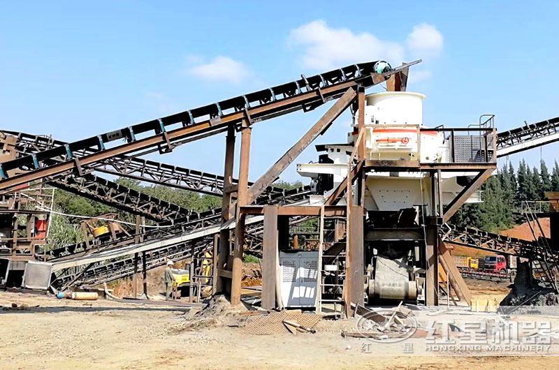 制砂機(jī)成品粒型好，成品多用于建筑工程，道路基建